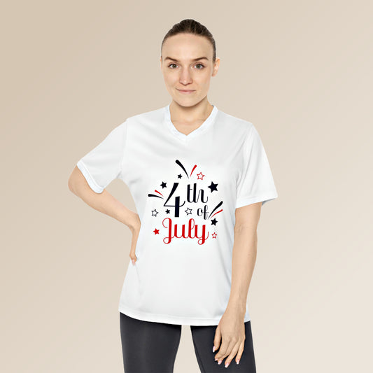 Mock up of a woman wearing the White t-shirt