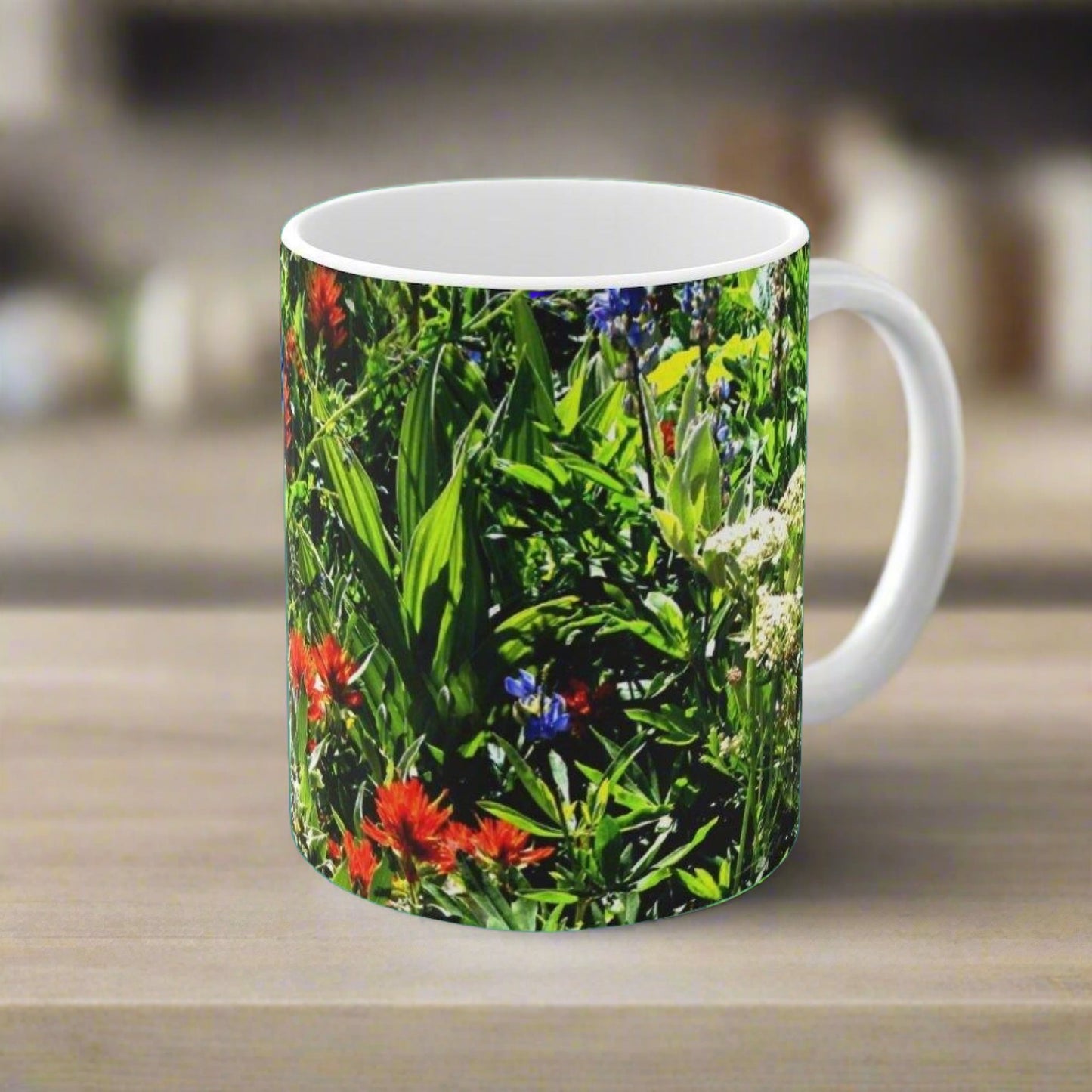 Front view of mug