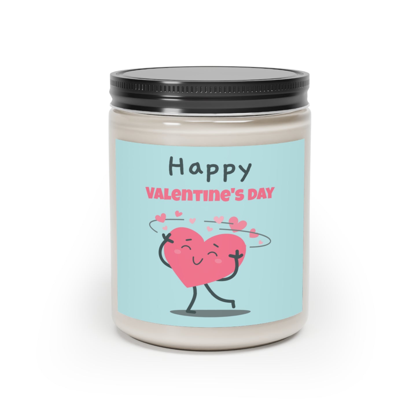 Cinnamon Valentine's-Day Candle: 9 oz.; Hand-poured Soy
