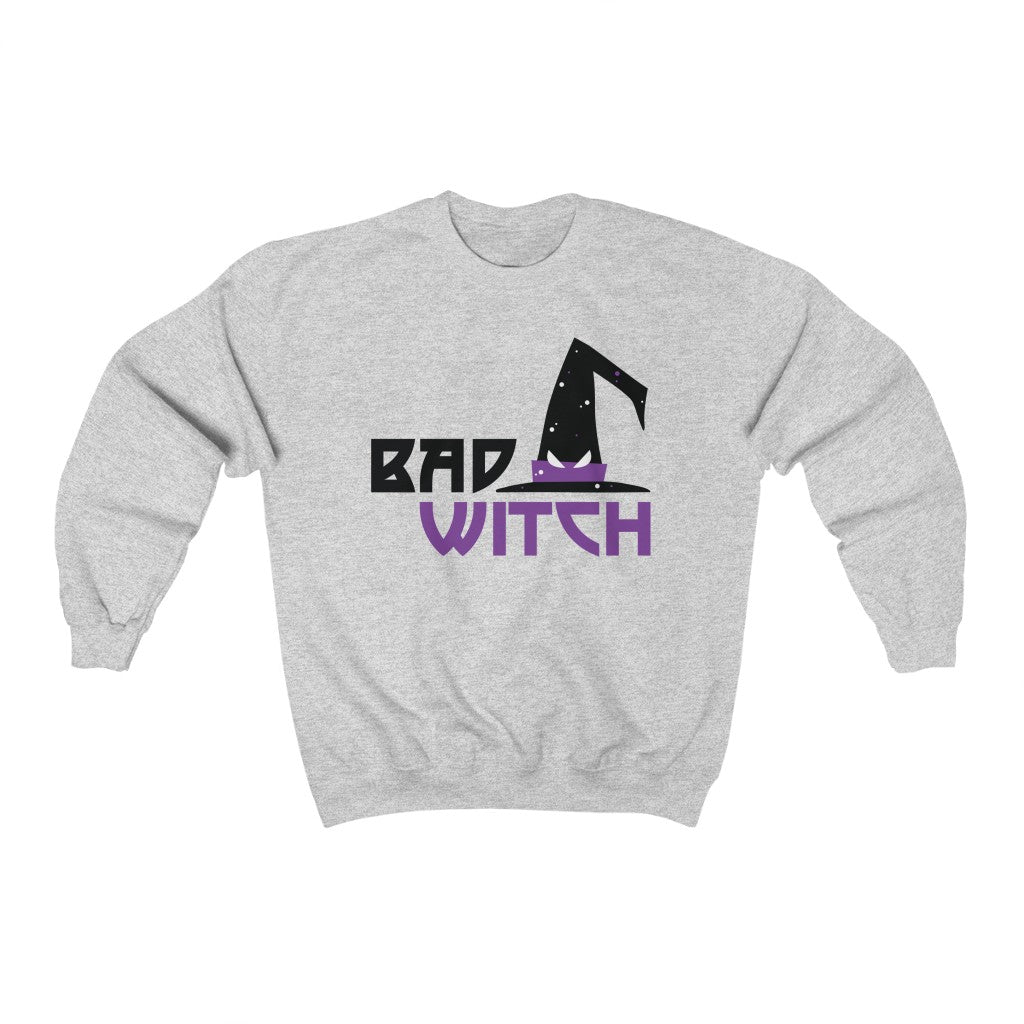 Flat front view of the Ash grey sweatshirt