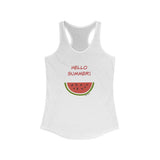 Flat front view of our tank top