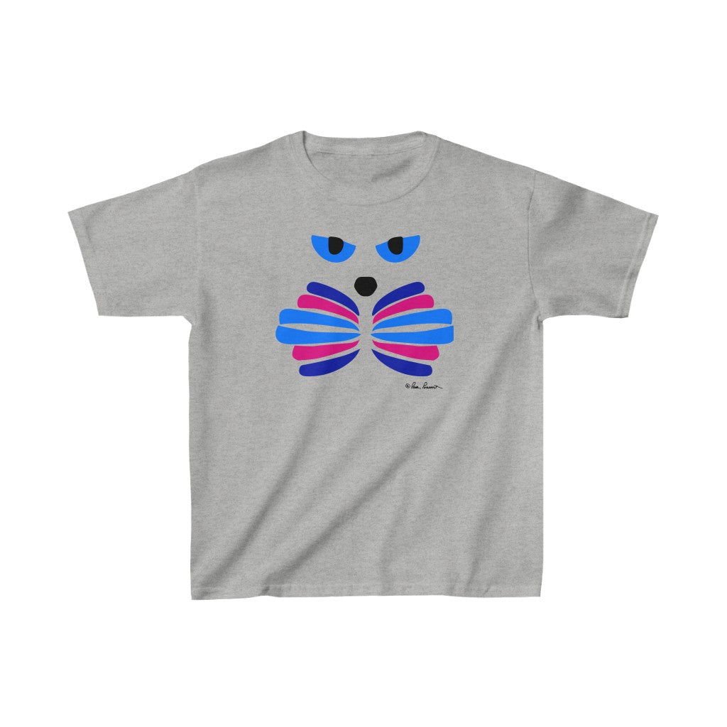Kids Cotton Unisex T-shirt: Catitude design; Graphics
