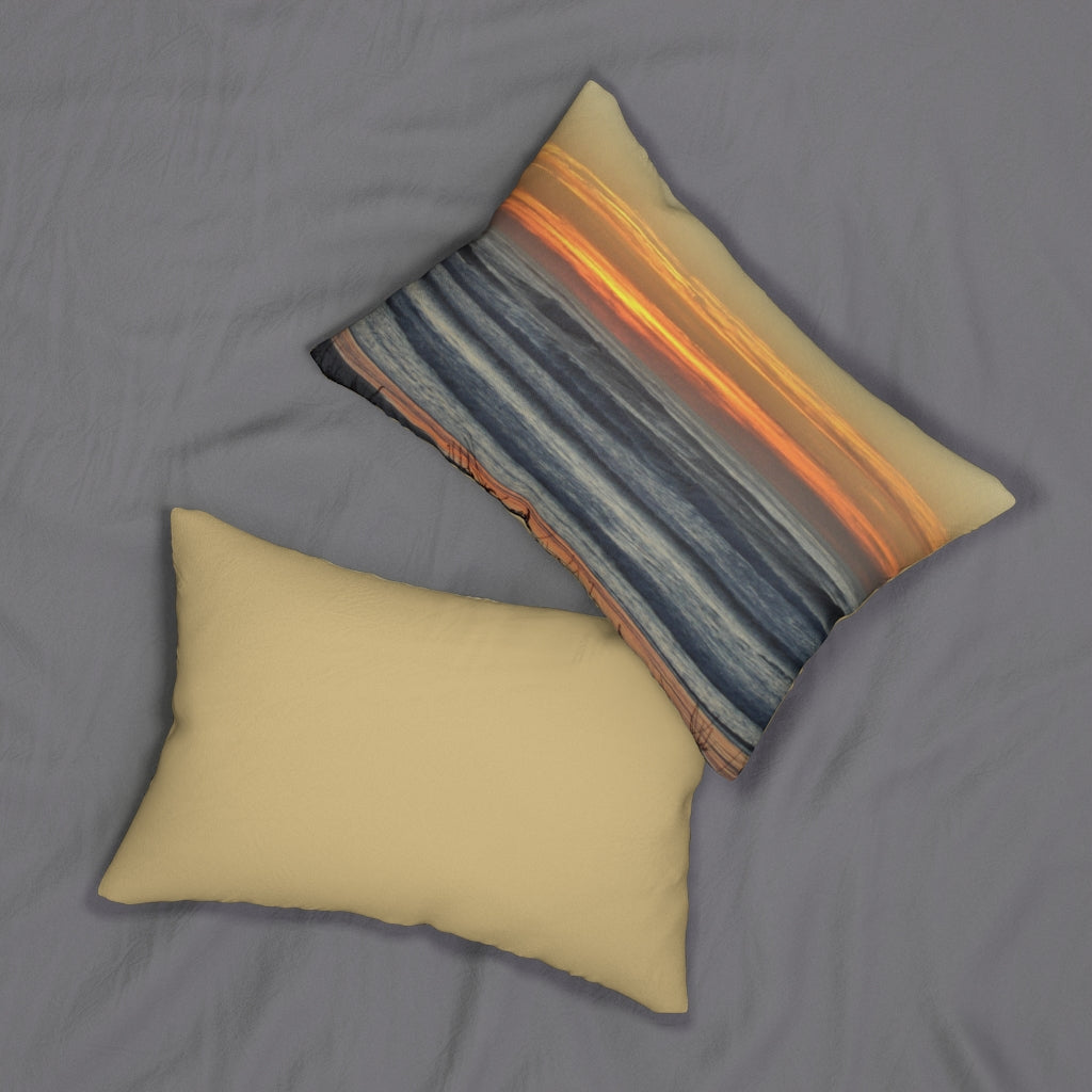 Orange discount lumbar pillows