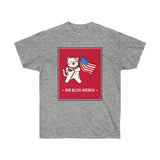 Flat front view of our sport grey t-shirt