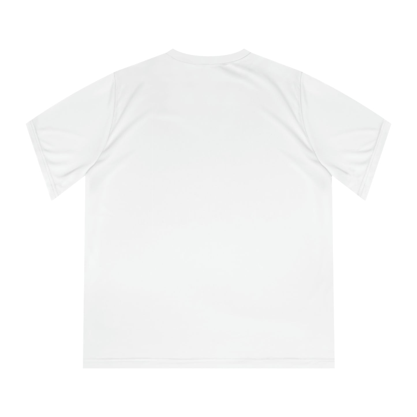 Flat back view of the White t-shirt