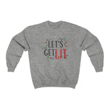 Flat view of our Sport Grey Holiday Unisex Sweatshirt