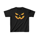 Flat photo of our black Kids Halloween T-shirt by PonsART $19.95+ 