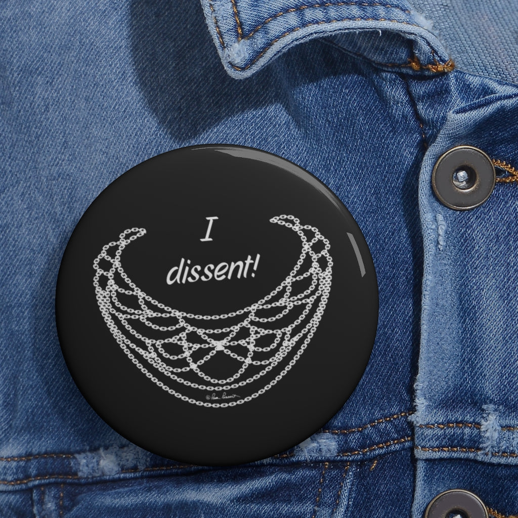 Mock up of the largest button on a denim shirt