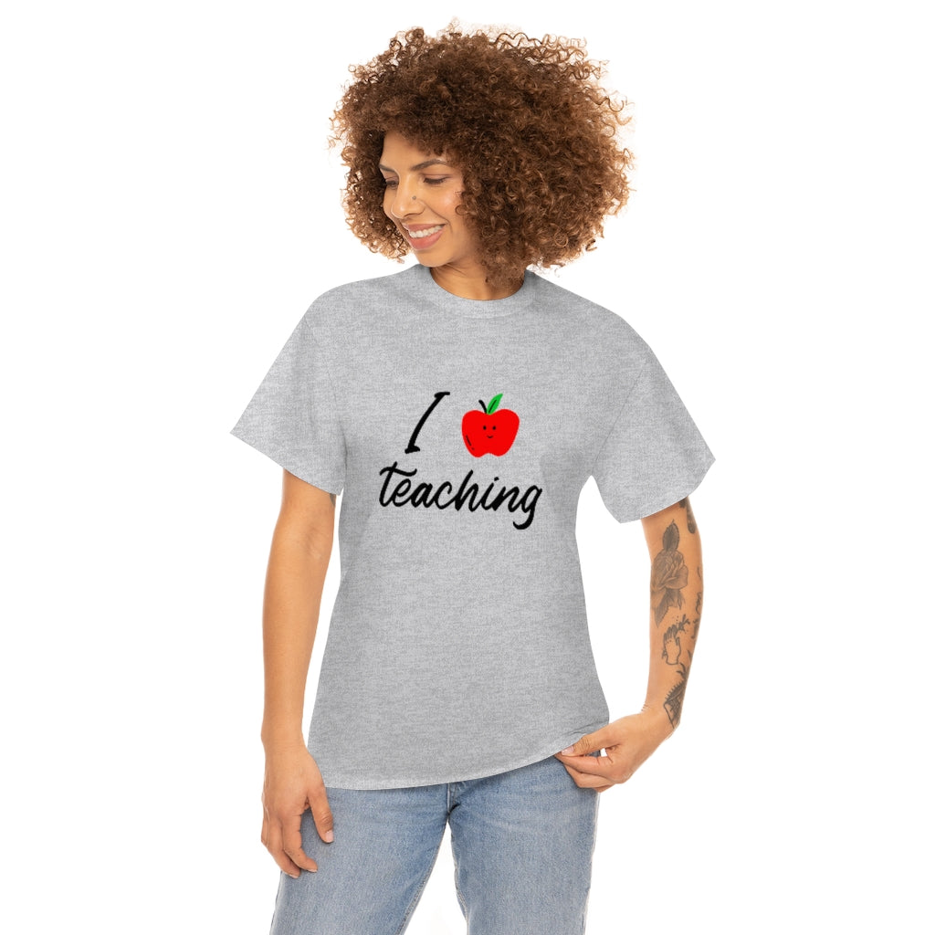 Mock up of a dark-haired woman wearing our Sport Grey t-shirt