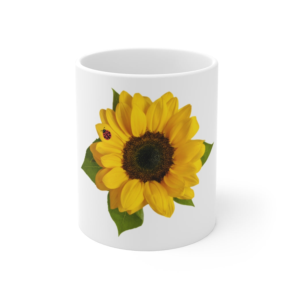 Front view of our Sunflower Ceramic Mug