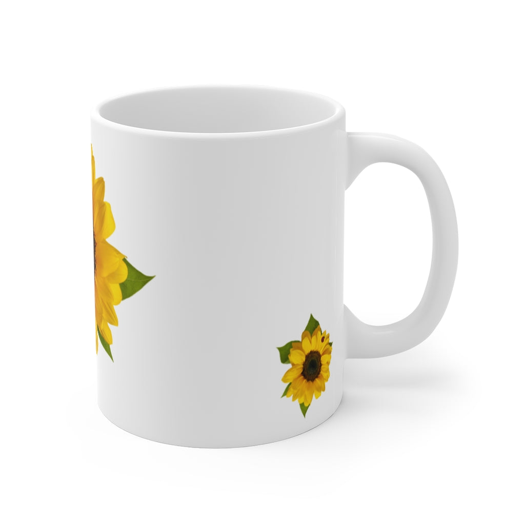 Right side of our Sunflower Ceramic Mug