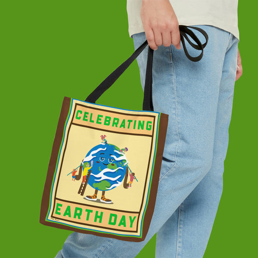Small tote being carried by a person wearing blue denim pants