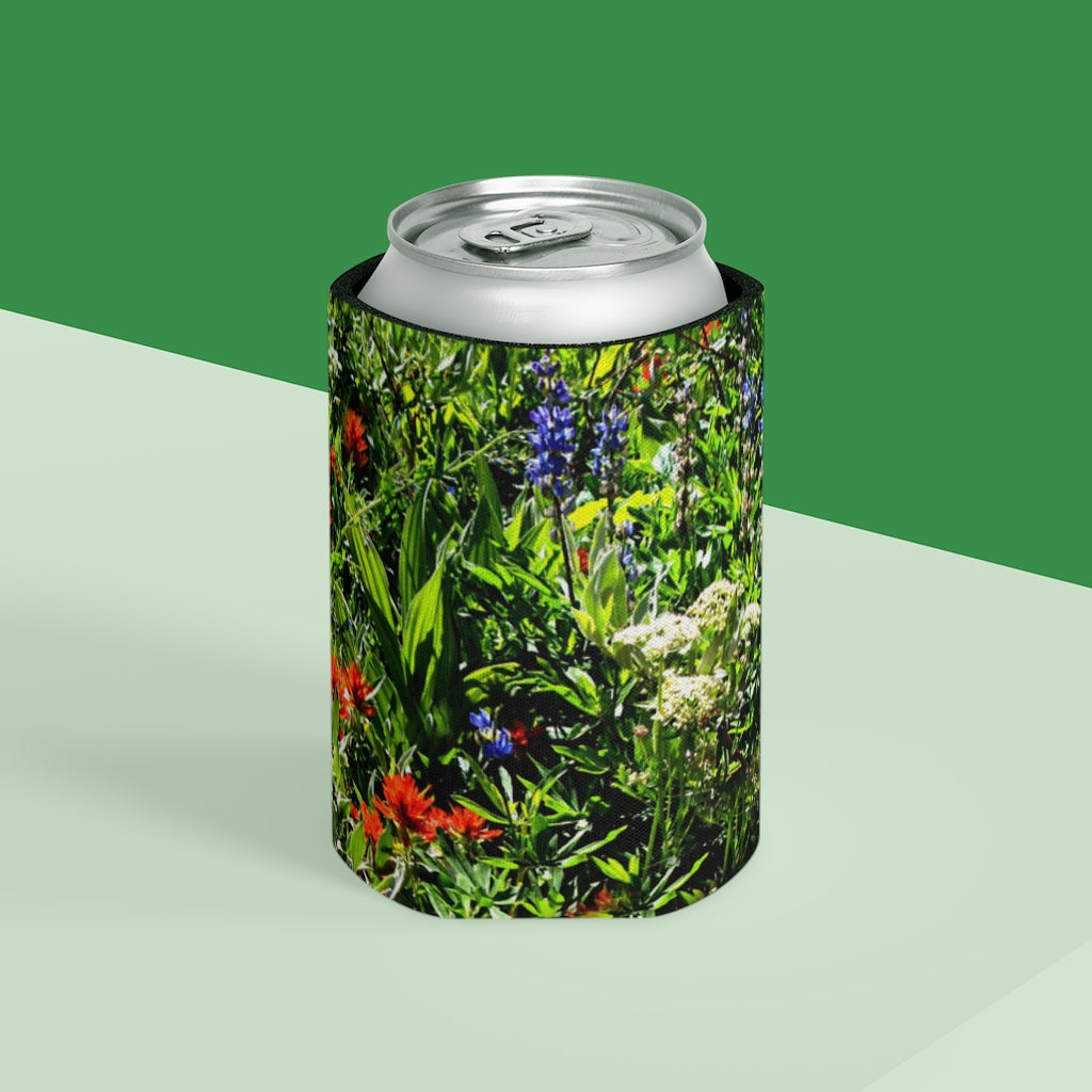 Mock up of cooler and can on a surface