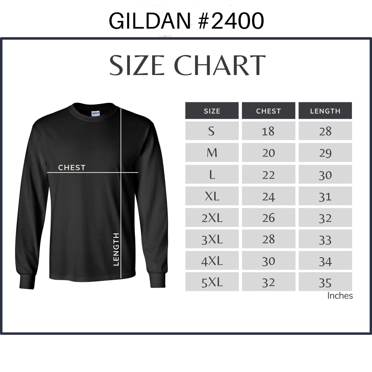 Snowy Mountain T-shirt: Men's; Long Sleeve; Cotton; Gildan