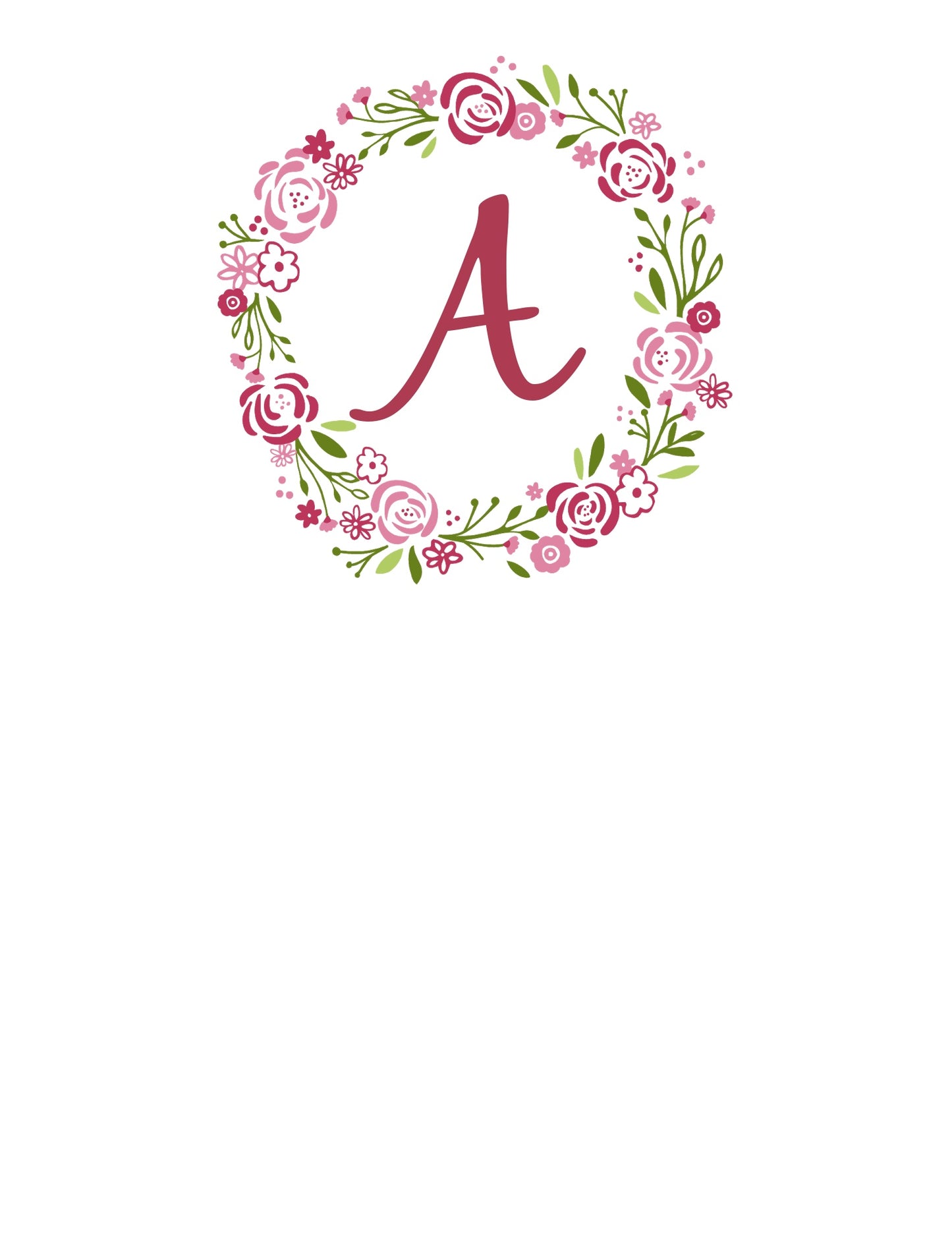 The letter A
