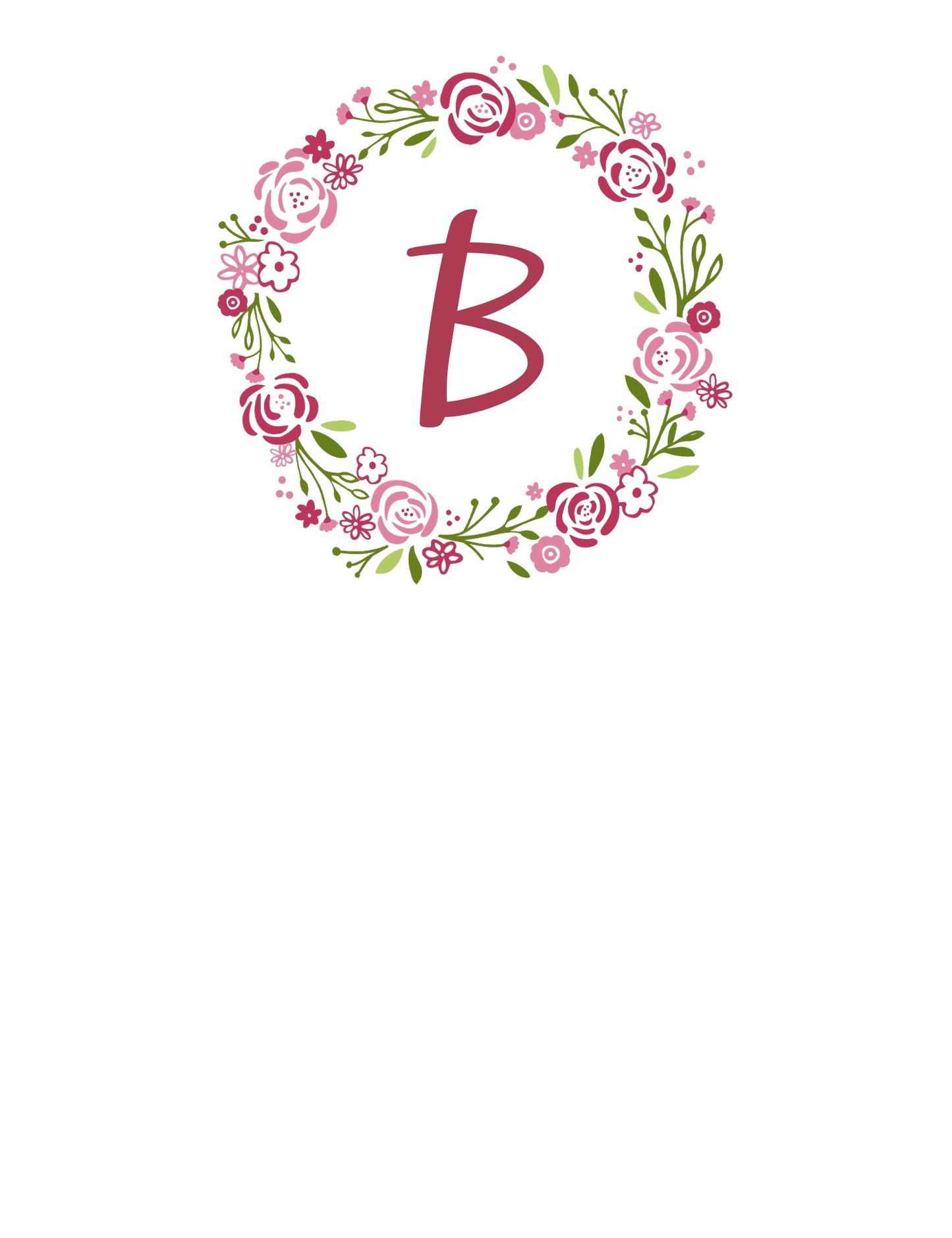 The letter B