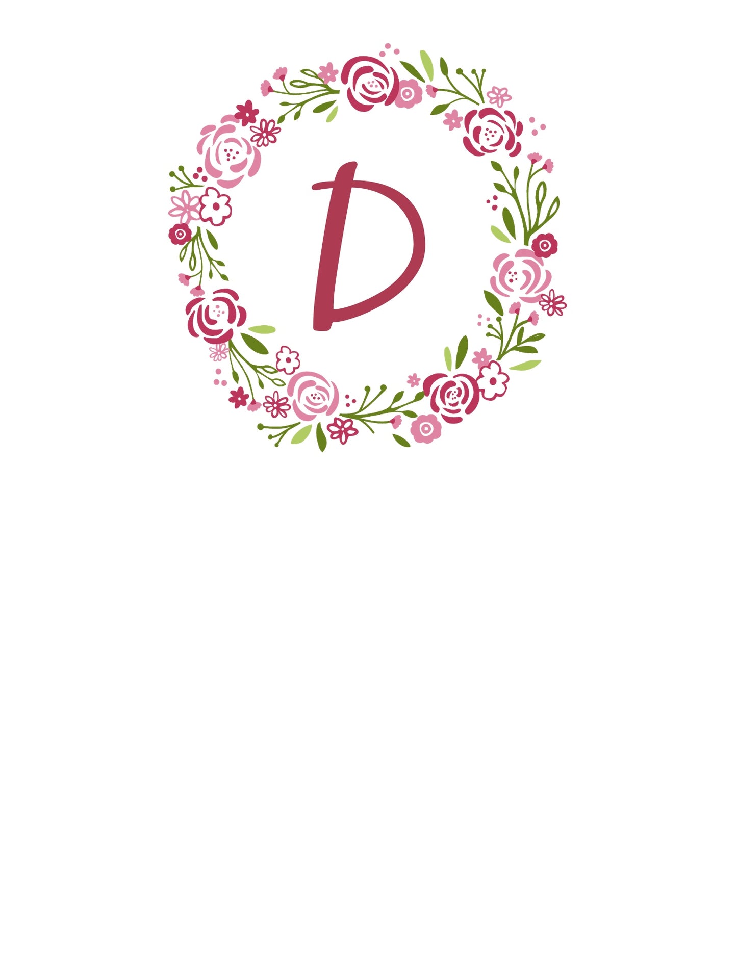 The letter D