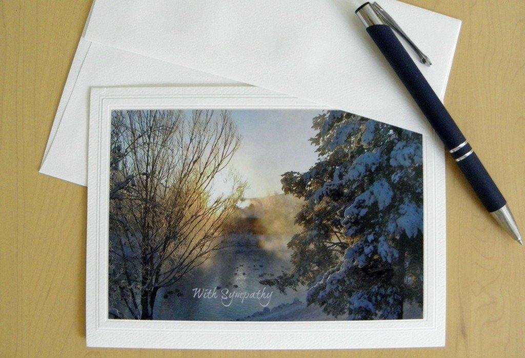 Photo of the Sympathy Card