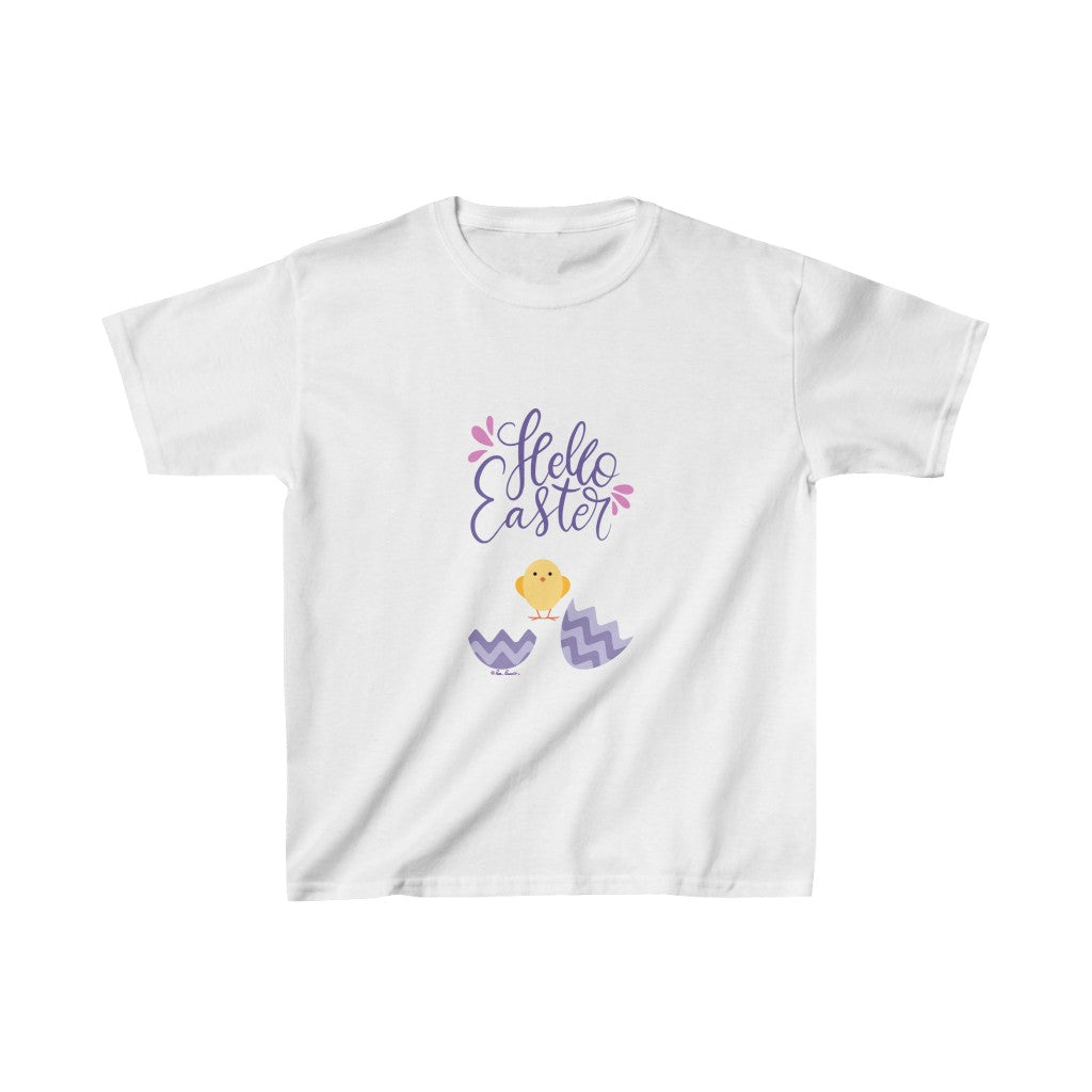 Flat front view of our Kids Easter T-shirt