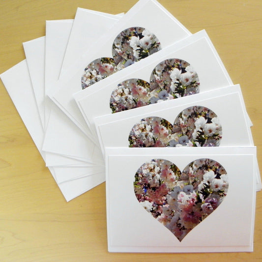 Photo of the 4-piece set of  Floral Love Notes