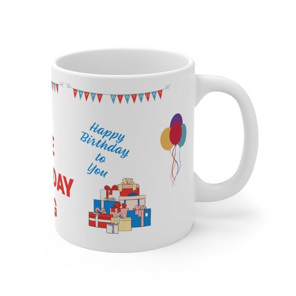 Right side of our Birthday Celebration Mug