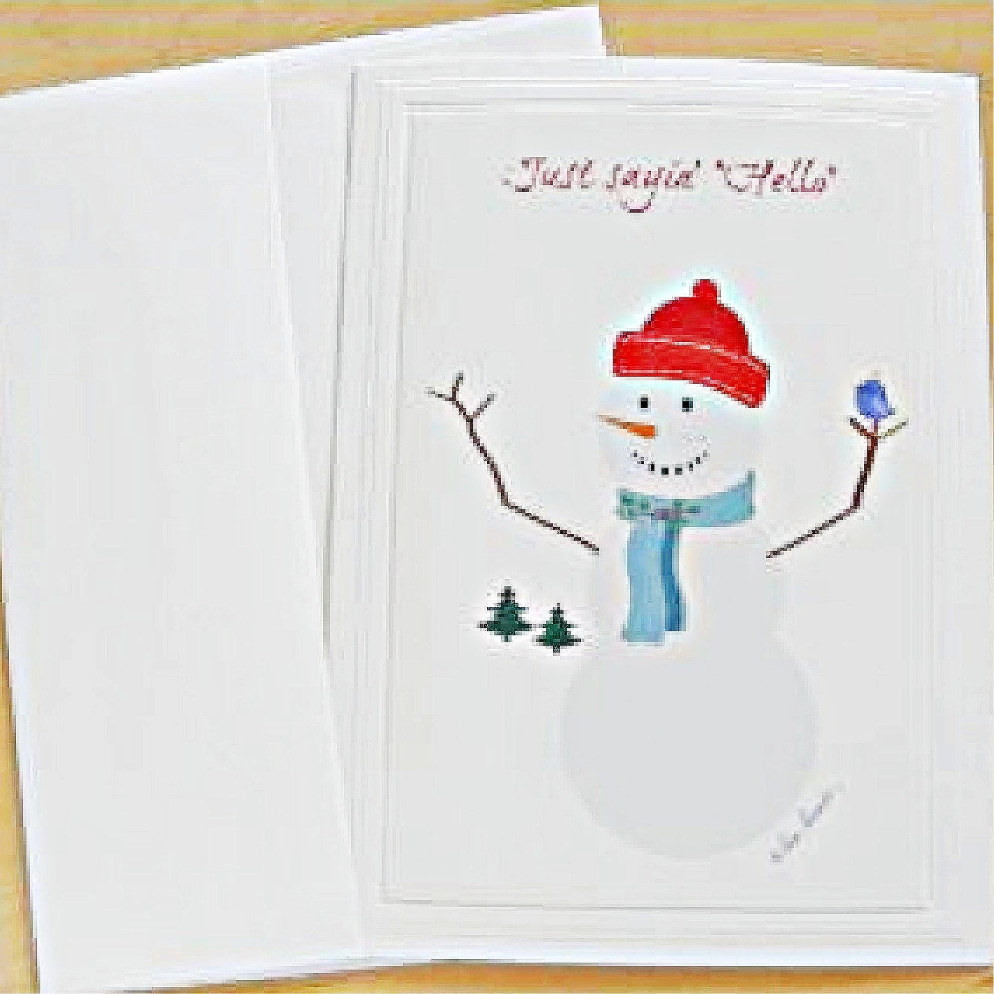 Joyful Snowman Card with envelope