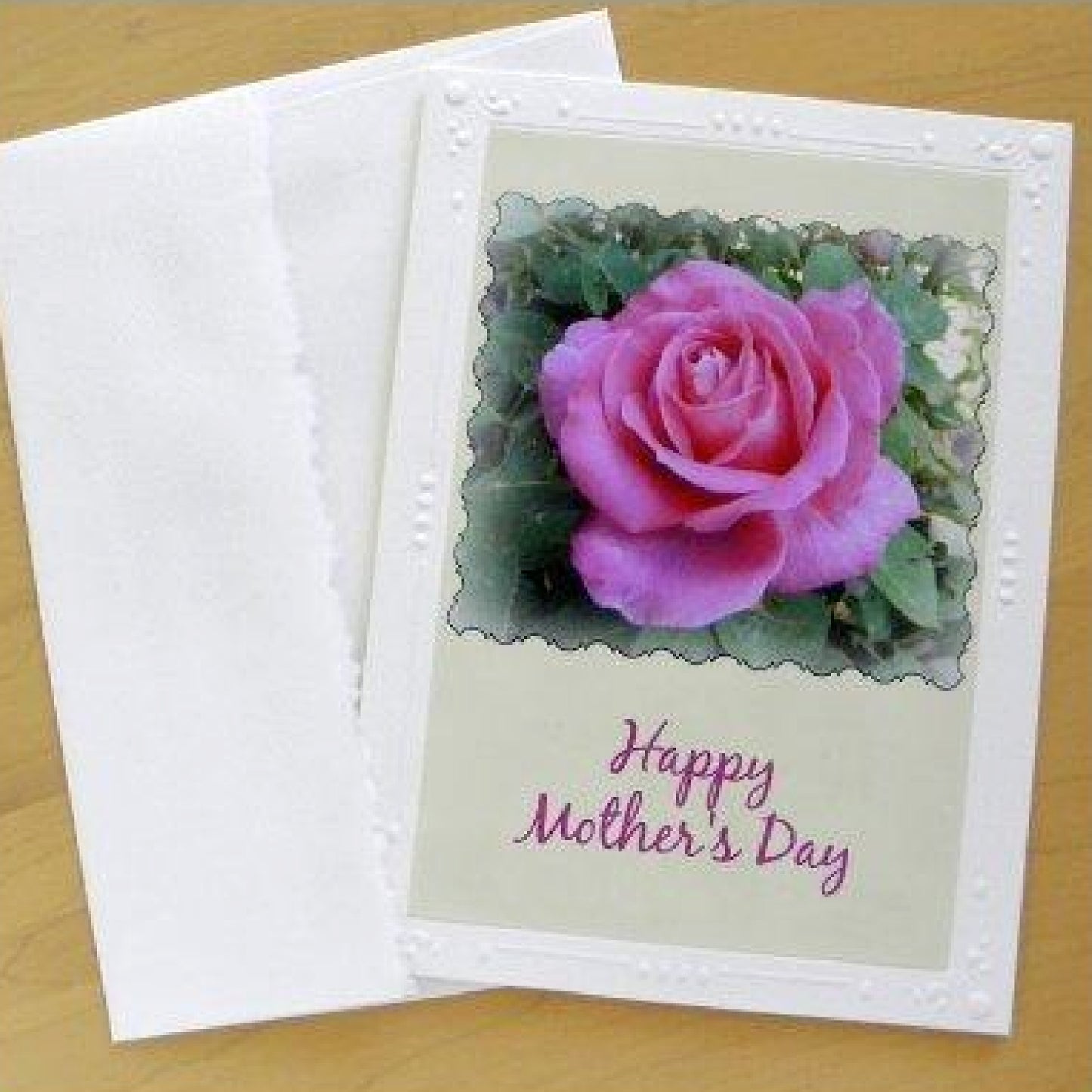 Front of the Mother's Day Card with envelope