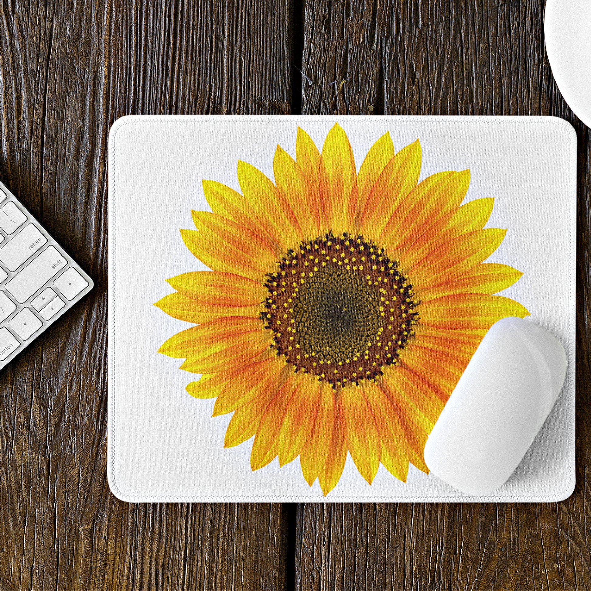 Yellow-Sunflower Mouse Pad