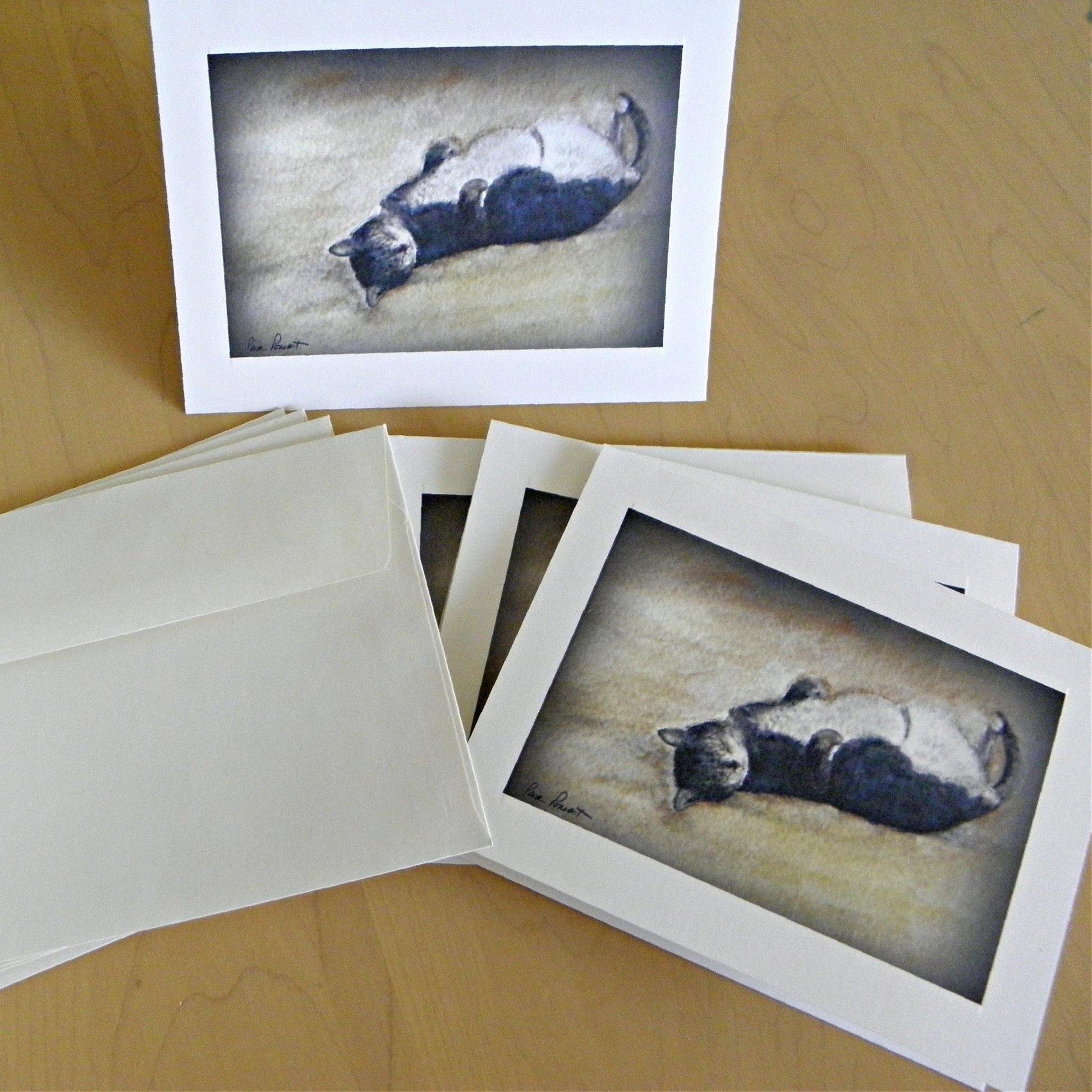 Photo of 4-piece Cat Note Cards