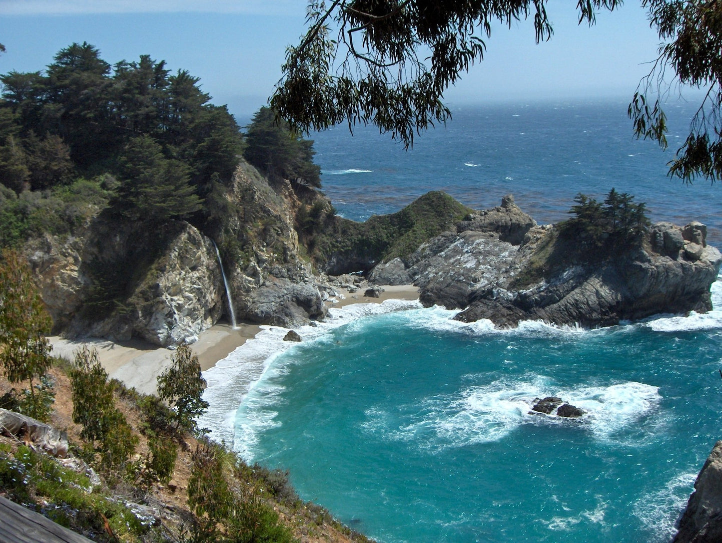 Photo featuring the waterfall at Big Sur