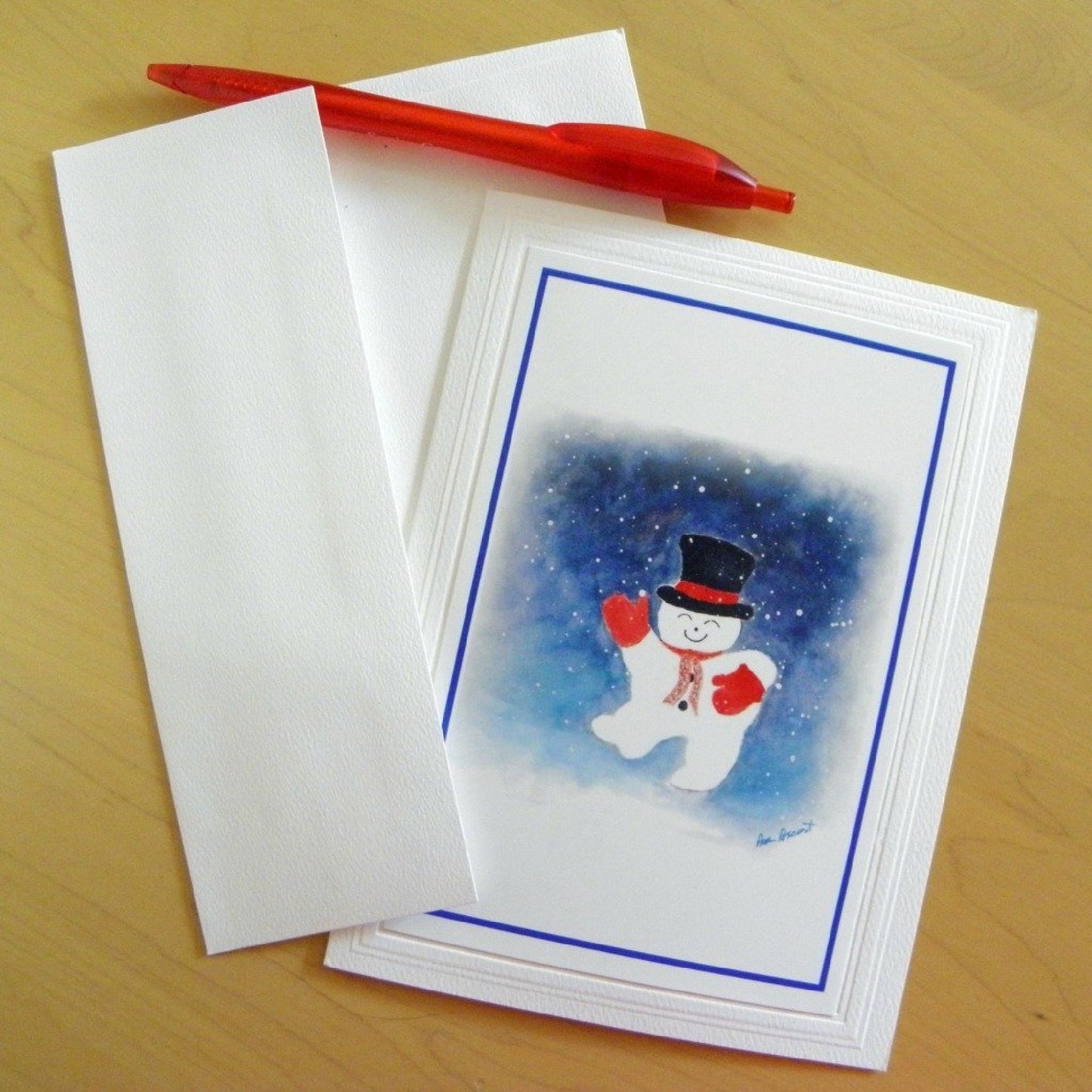 Snowman Greeting Card