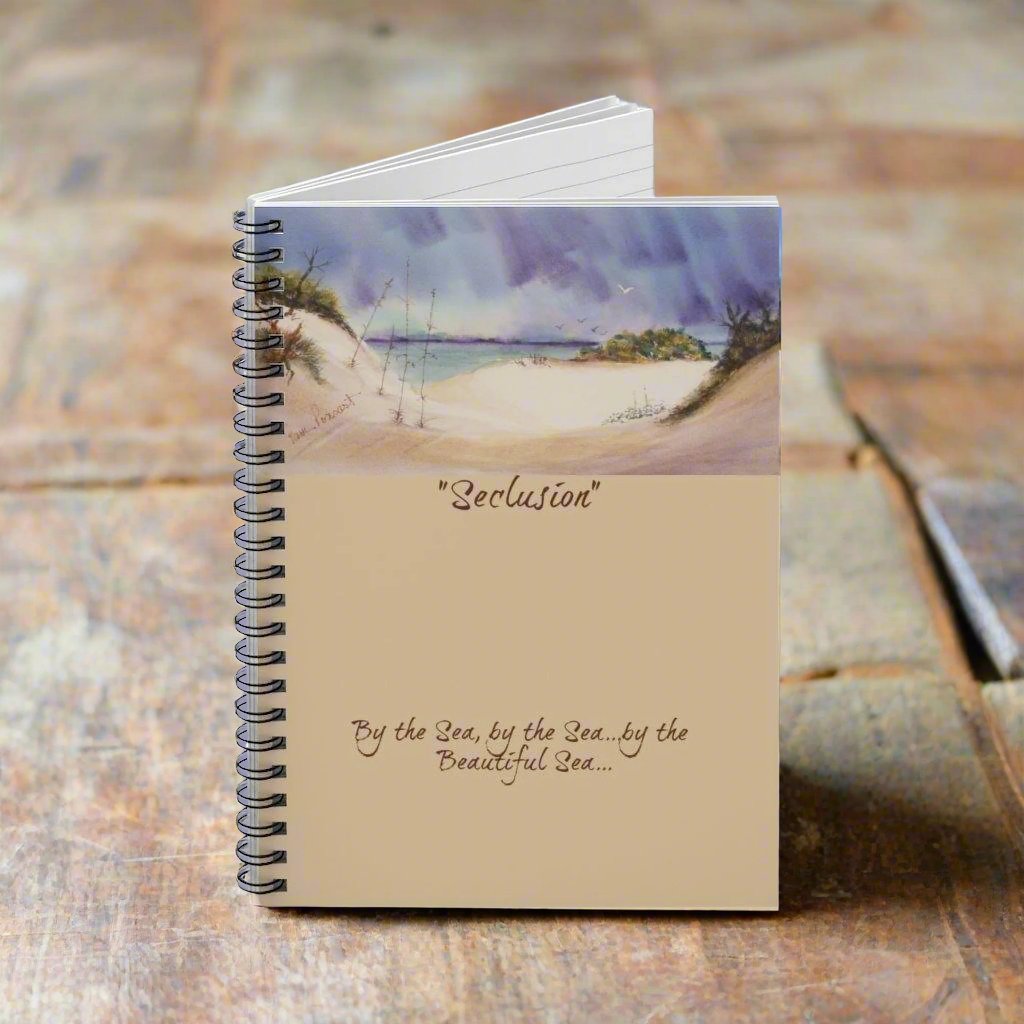 Standing front view of our Sea-Lover Travel Notebook