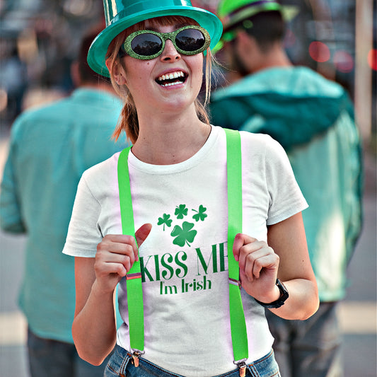 Women's Party T-shirt: Slim-fit; Cotton; Cute Irish graphics