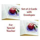 Teacher Appreciation Cards: 2-pc. set 