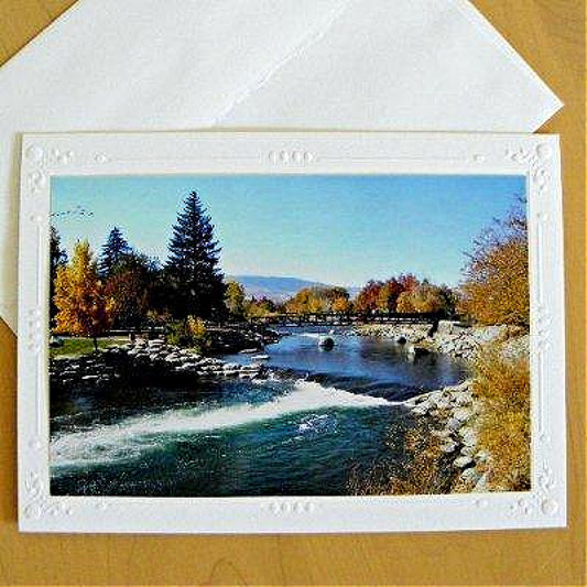 Front view of Truckee River Card