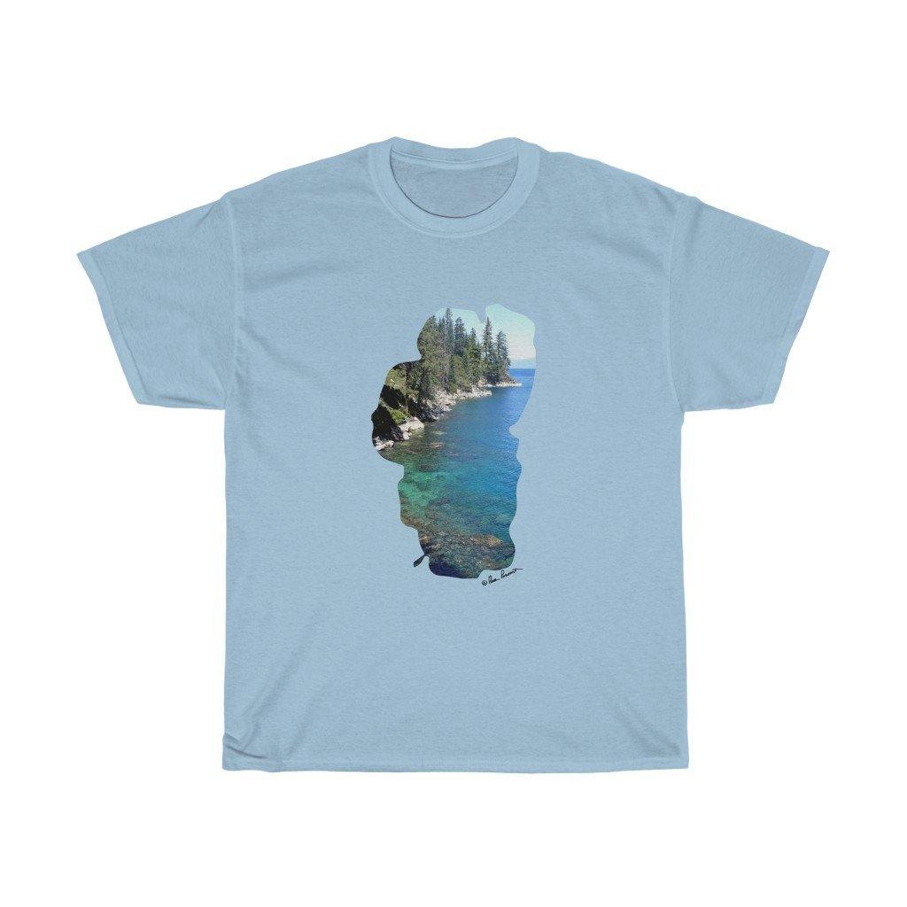 Flat view of the Light Blue shirt