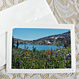 Front view of our Wildflowers Photo Card